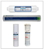 Pentair 2550 GRO RO  3 piece filter set with Membrane, PH BOOST