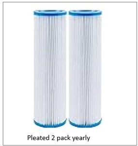 9-7/8 inch pleated filter whole house 2 pack