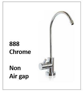 A Modern Style Reverse Osmosis Faucet Shiny Chrome Non Air Gap