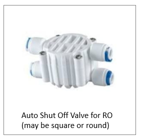 Auto Shut Off for Reverse Osmosis