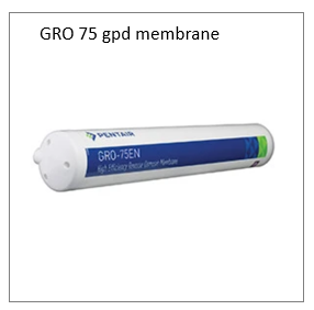 PENTAIR GRO-75 and 2550 ENCAPSULATED membrane