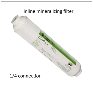 Pentair Inline PH Boost Mineralizing Filter 1/4 connector